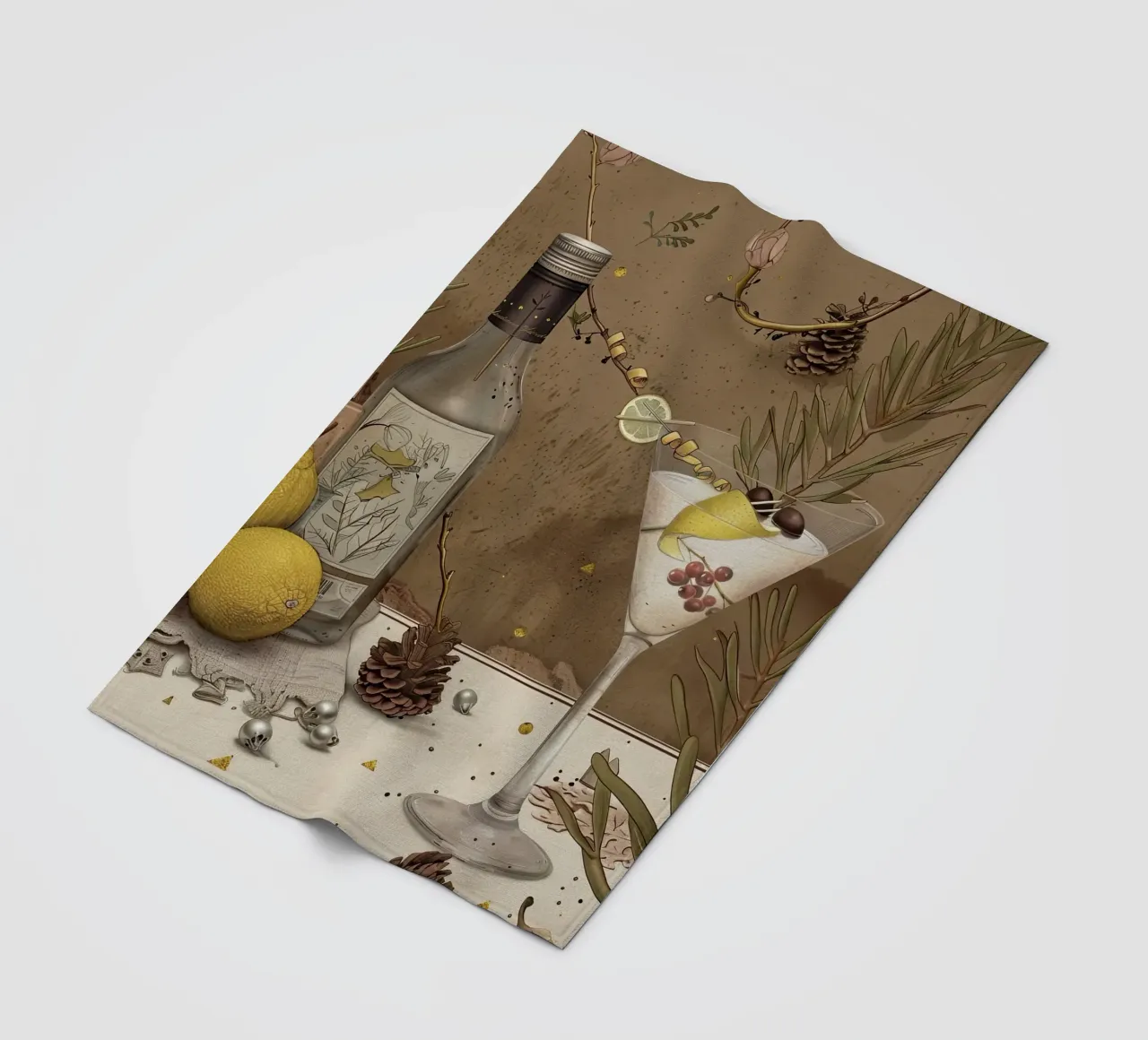 Rustic Elegance fleece blanket by Rustic Grace Studio 02