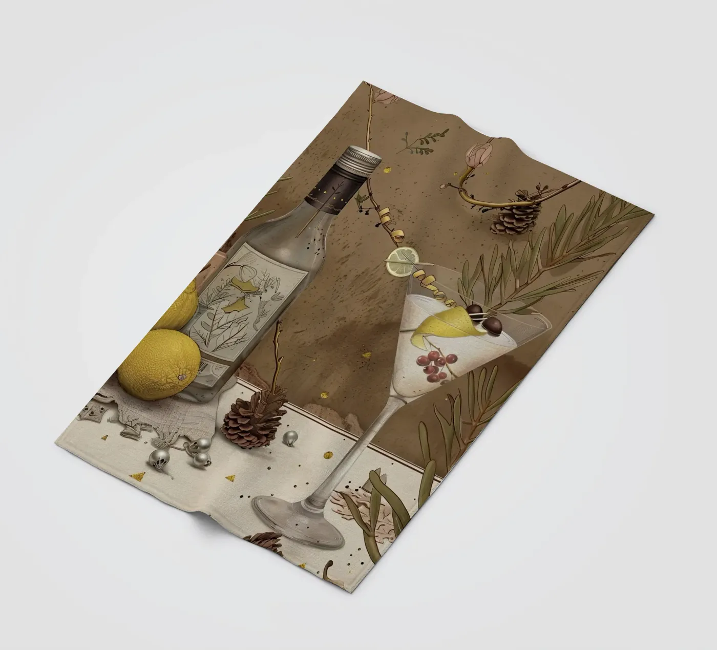 Rustic Elegance Fleecedecke von Rustic Grace Studio 02