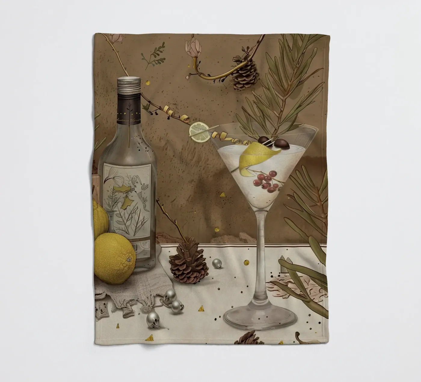 Rustic Elegance Fleecedecke von Rustic Grace Studio 02