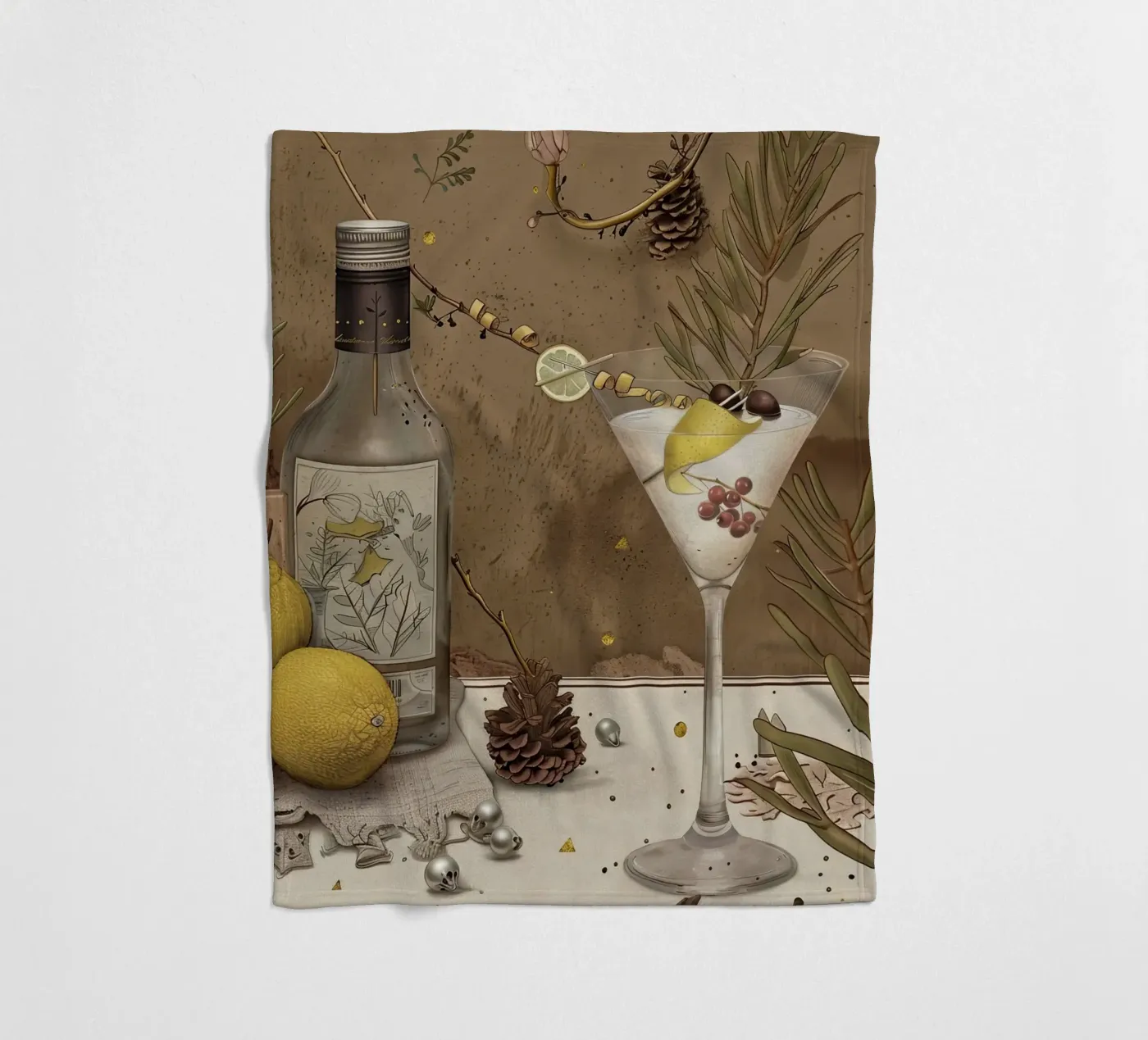 Rustic Elegance Fleecedecke von Rustic Grace Studio 02