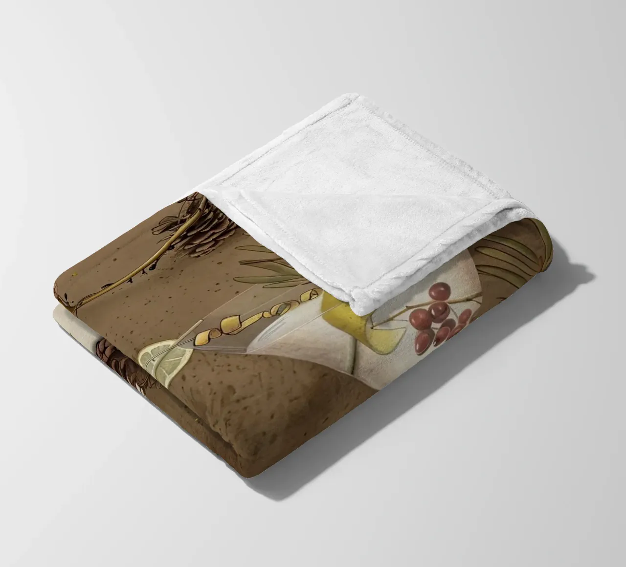 Rustic Elegance fleece blanket by Rustic Grace Studio 02