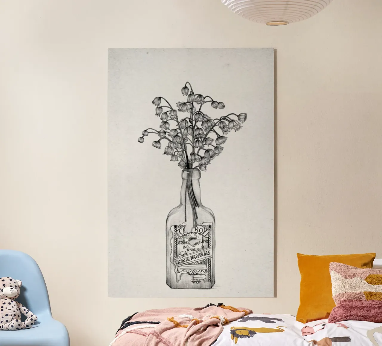 Les Fleurs 3 plexiglass da The White Deer