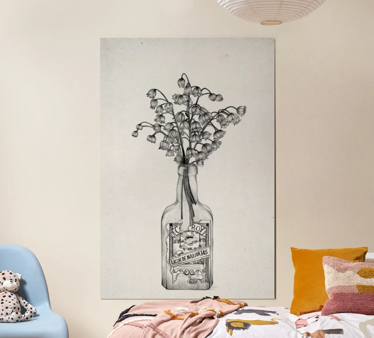 Les Fleurs 3 carta hahnemühle da The White Deer