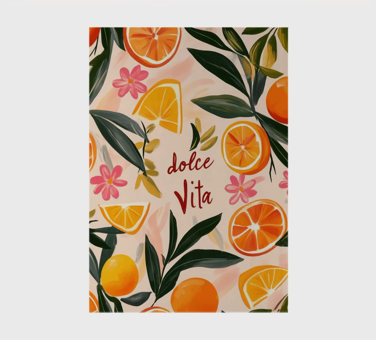 Dolce Vita | The oranges are always in bloom notebook by Autofocus