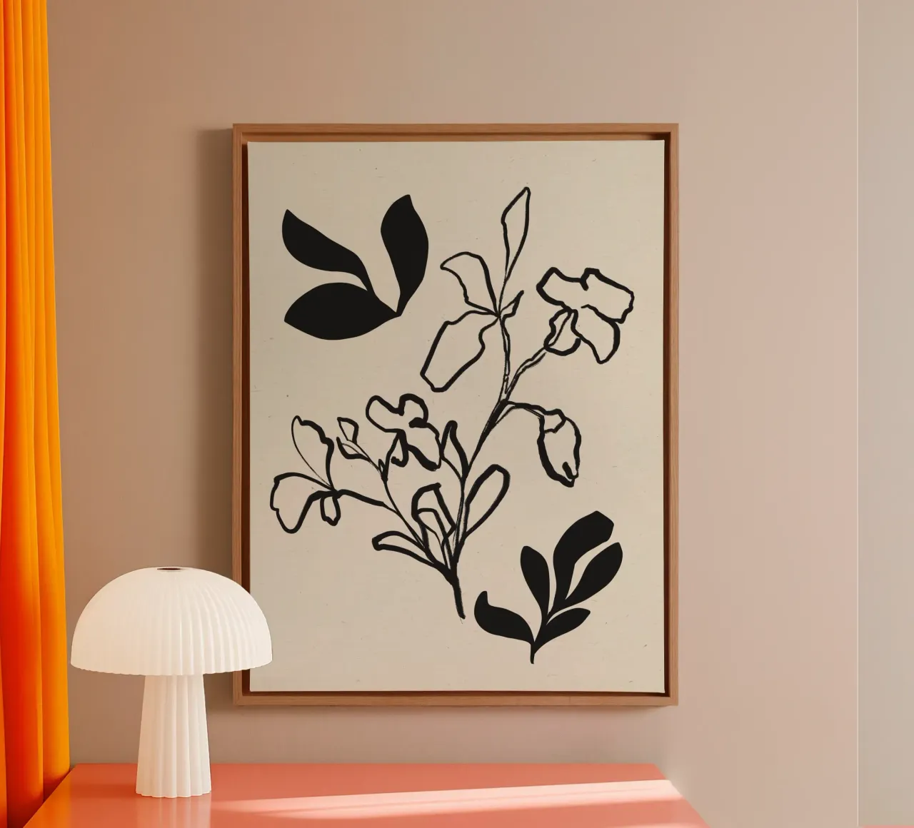 Vie Simple No 32 tela con Cornice a cassetta da treechild
