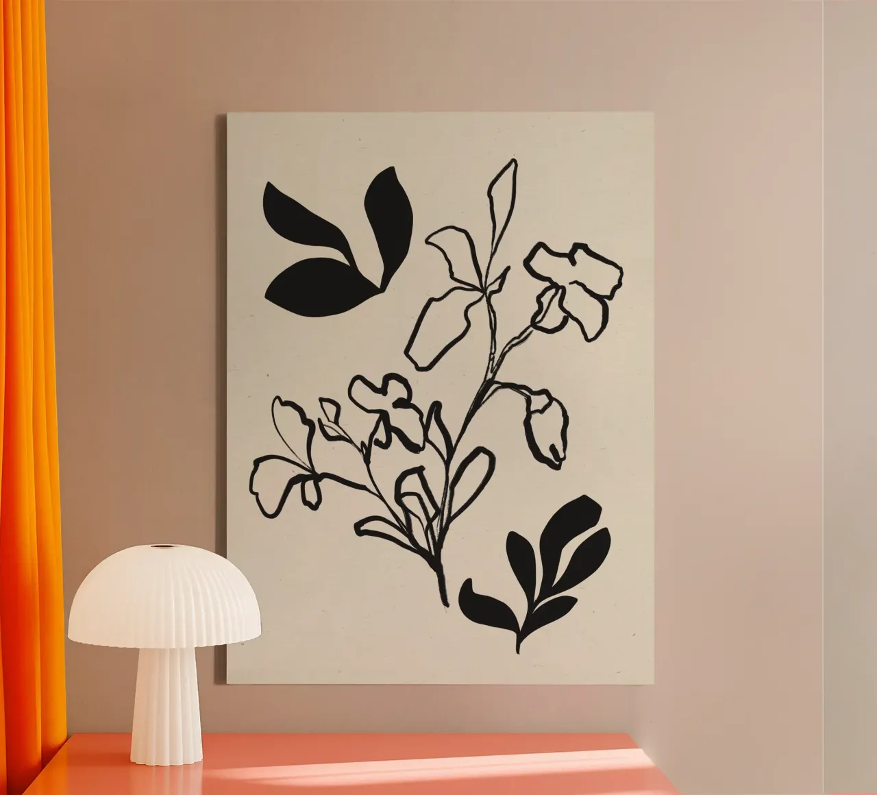 Vie Simple No 32 tela con Cornice a cassetta da treechild