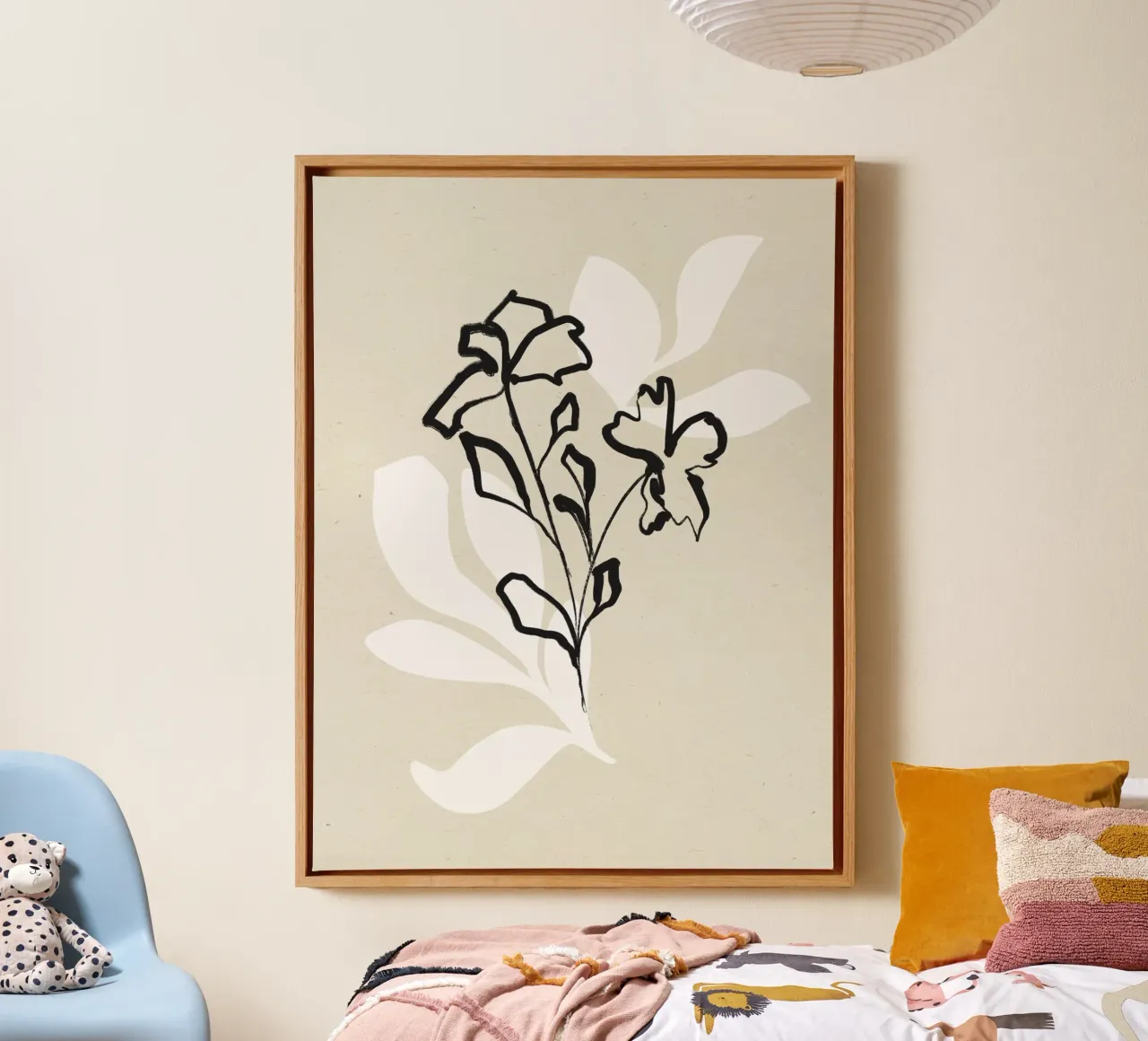 Vie Simple No 34 tela con Cornice a cassetta da treechild