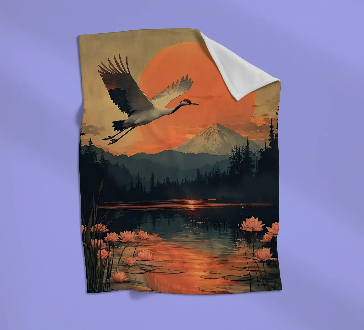 Libertà nell'aria coperta in pile da Ukiyo Visions