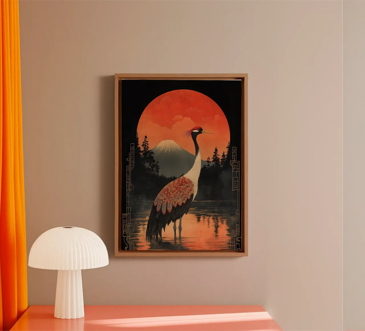 The call of the wild canvas with Floater frame by Ukiyo Visions
