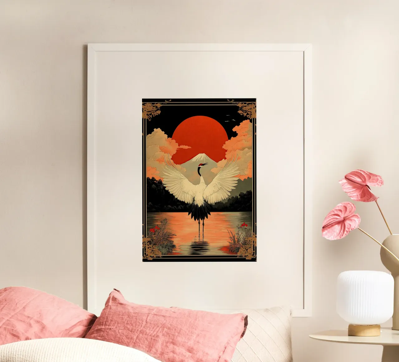 Leggende alate poster con telaio in plastica da Ukiyo Visions
