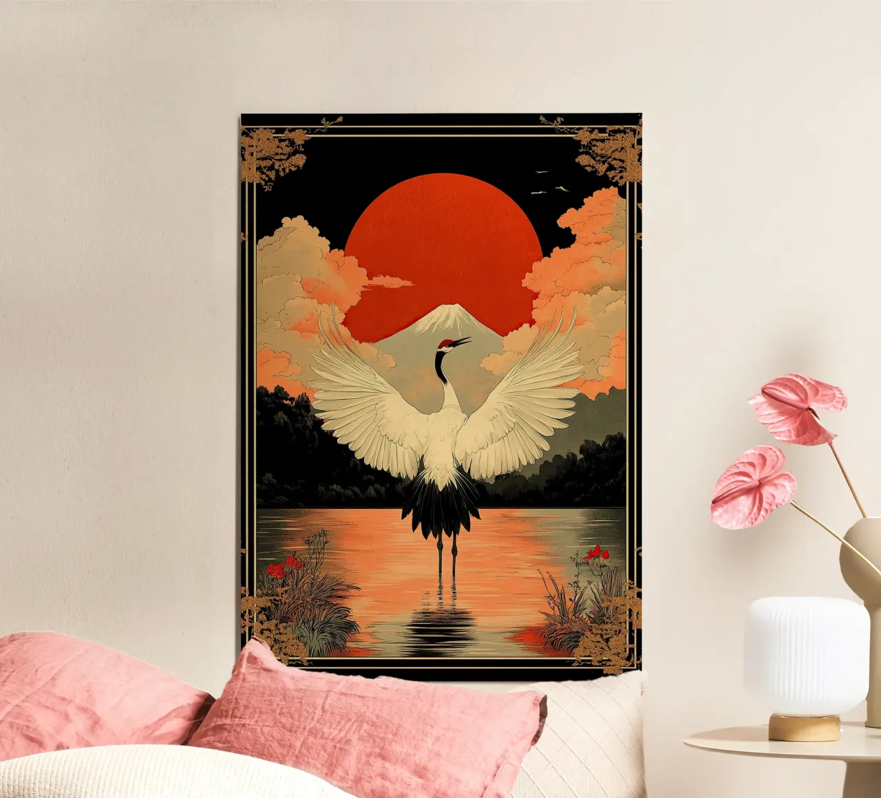 Leggende alate poster con telaio in plastica da Ukiyo Visions