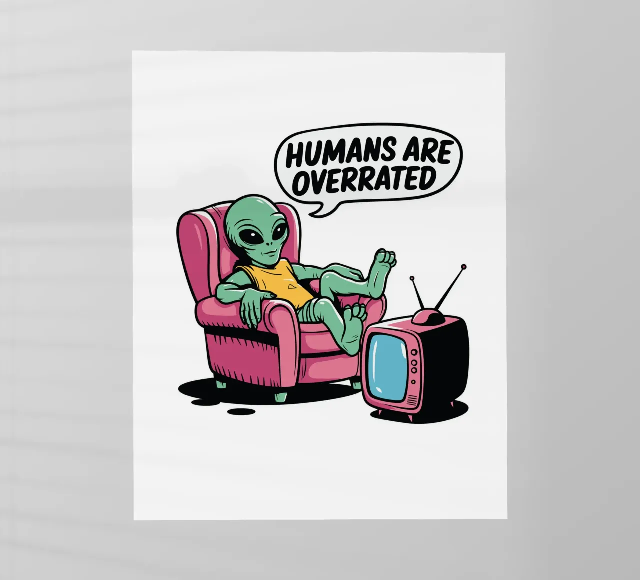 Humans are overrated pellicola backlit da edsonramosart