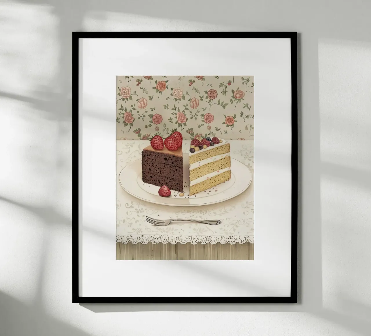 Eine Geschichte von zwei Torten Poster von Rustic Grace Studio 02