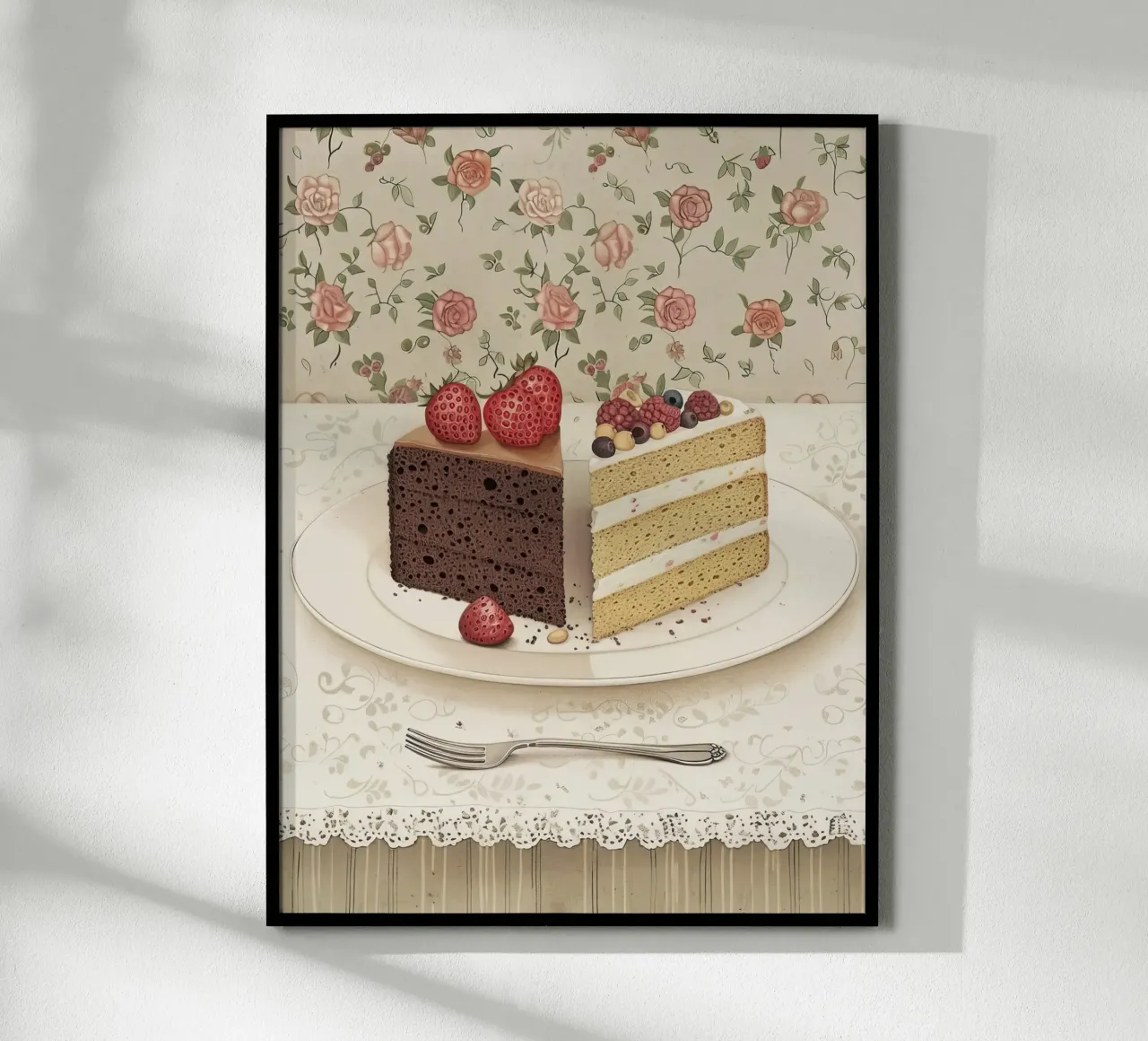 Eine Geschichte von zwei Torten Poster von Rustic Grace Studio 02