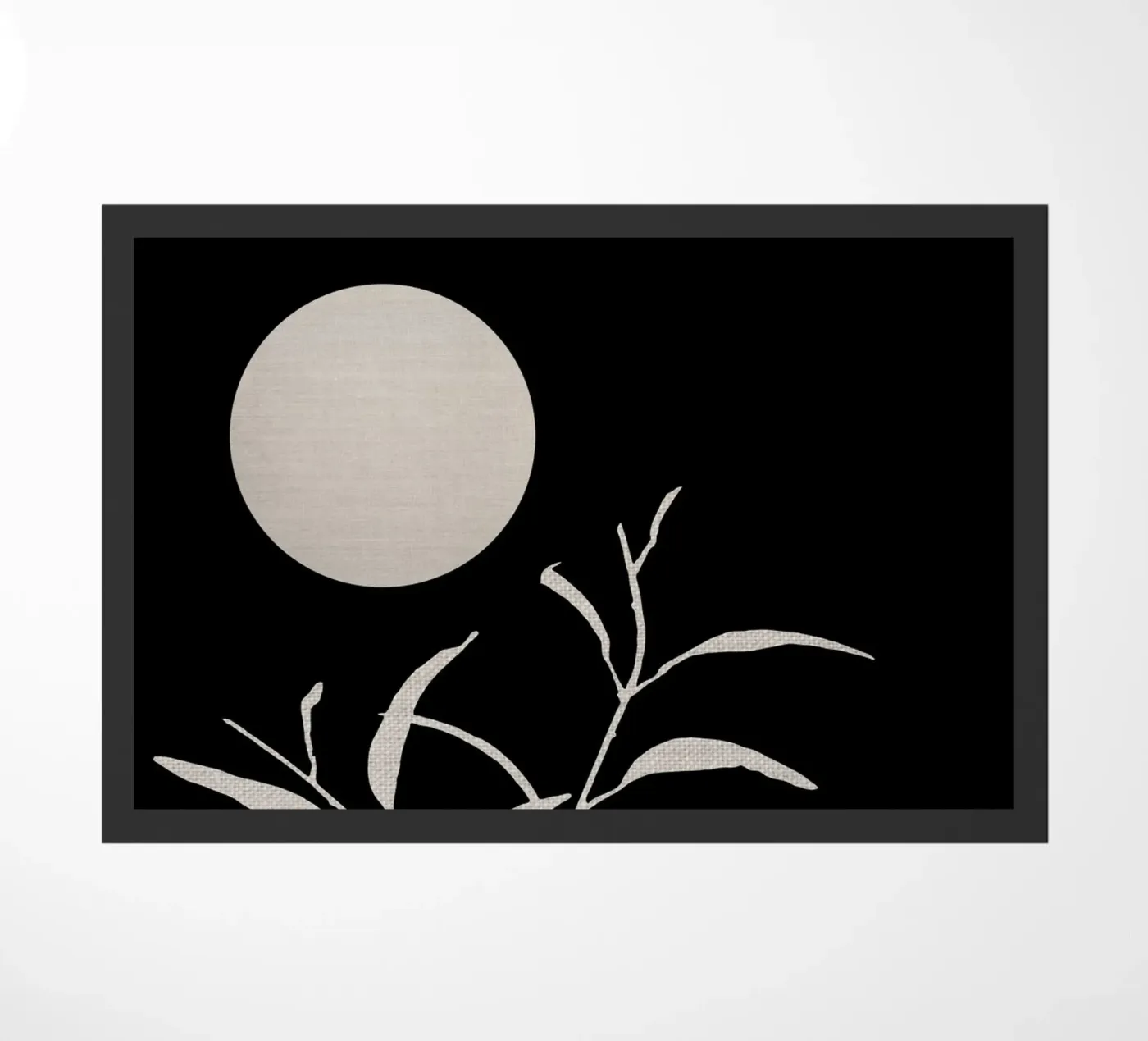 Moon & Leaf doormat by KHouse Studio