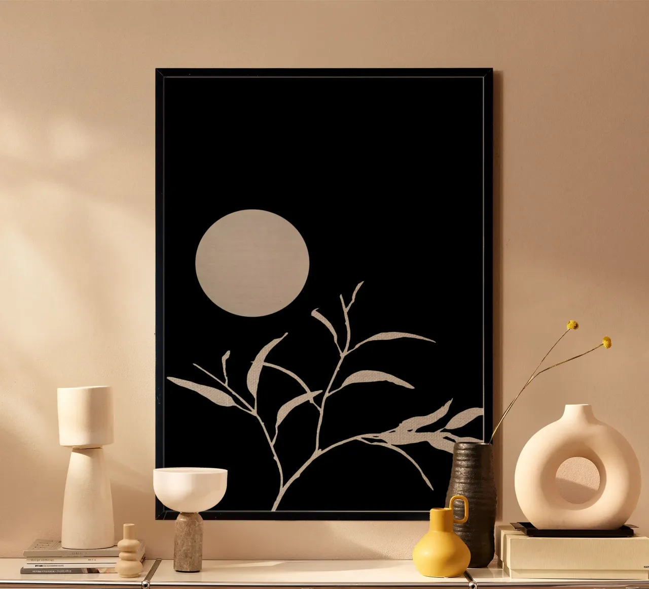 Moon & Leaf poster da KHouse Studio