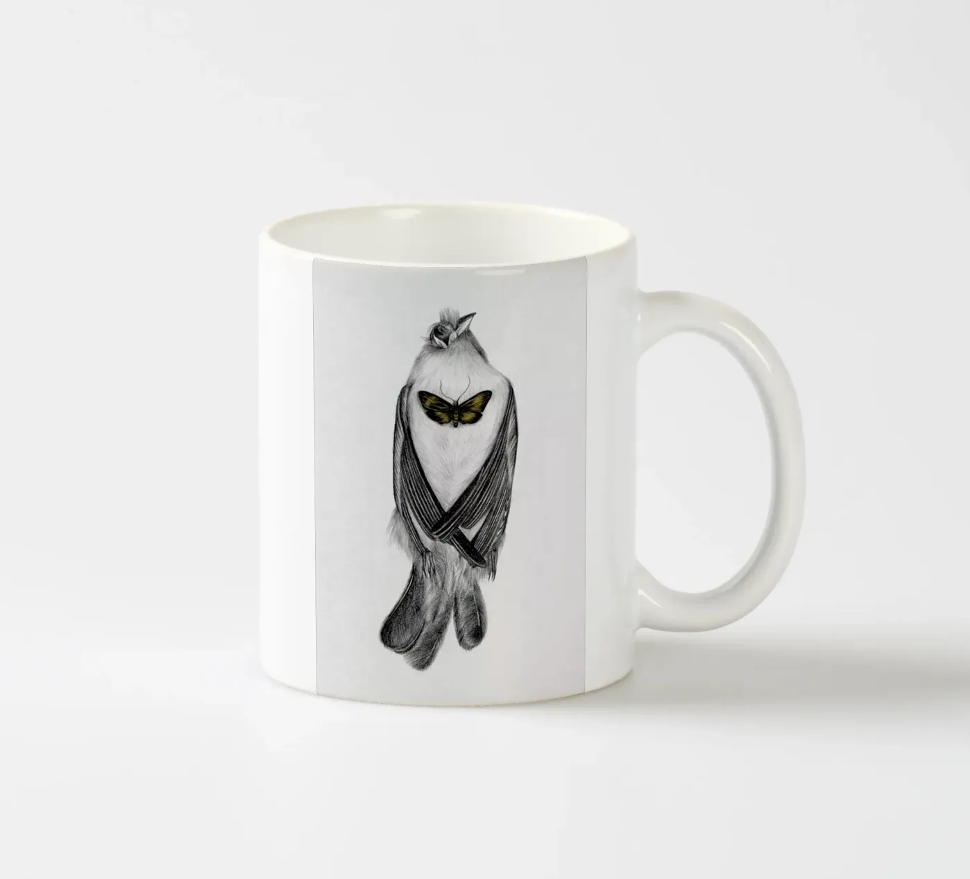Resurrect 1 ceramic mug by The White Deer