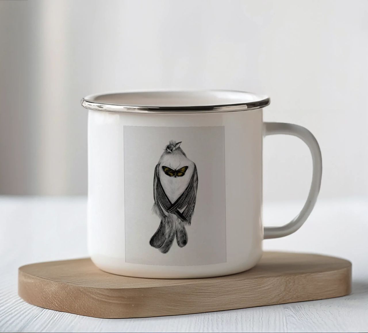 Resurrect 1 tazza in smalto da The White Deer