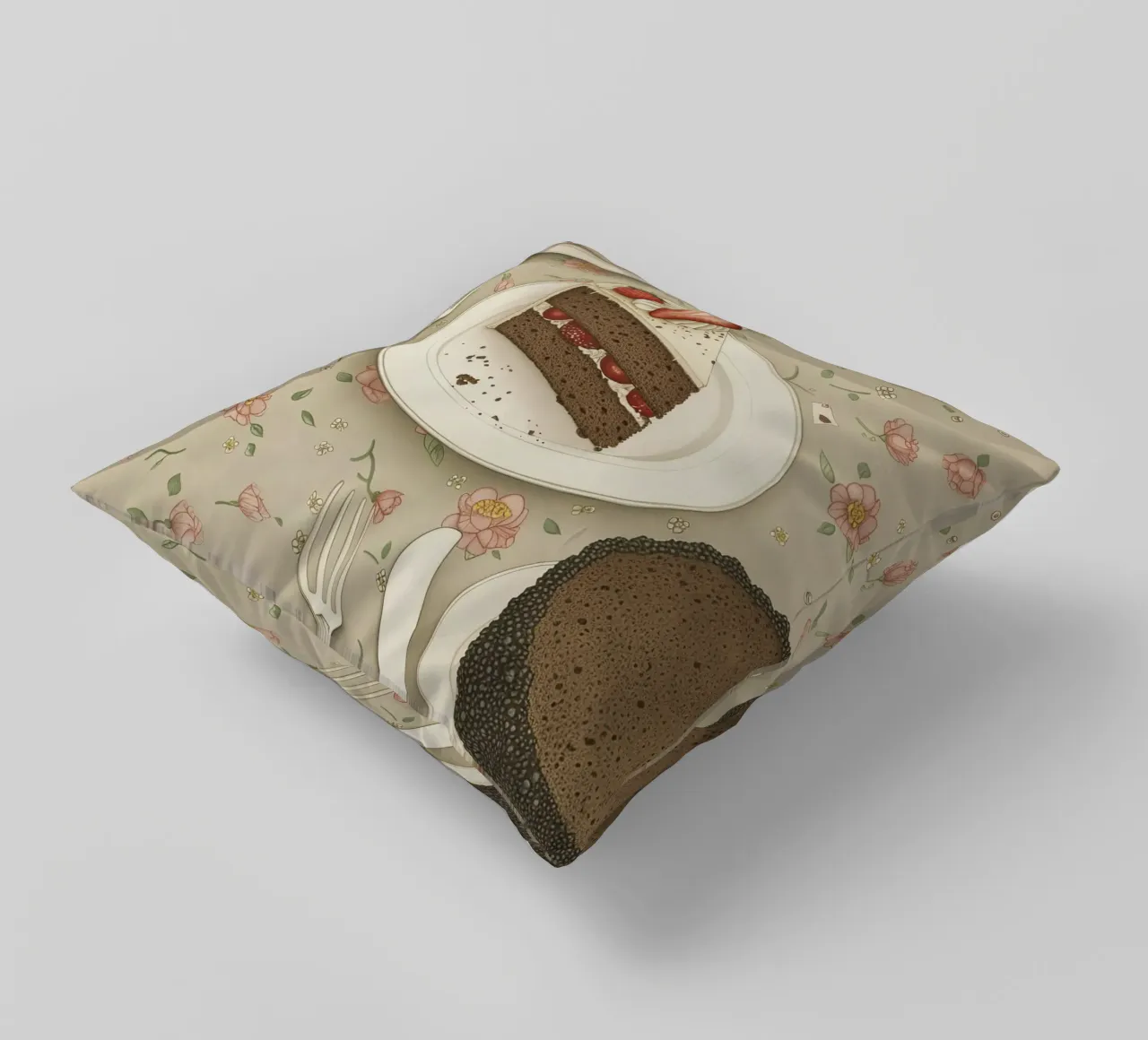 A Slice of Delight decorative cushion by Rustic Grace Studio 02