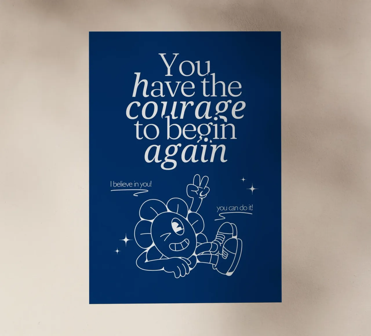 YOU HAVE THE COURAGE pellicola backlit da Einfach Uebel