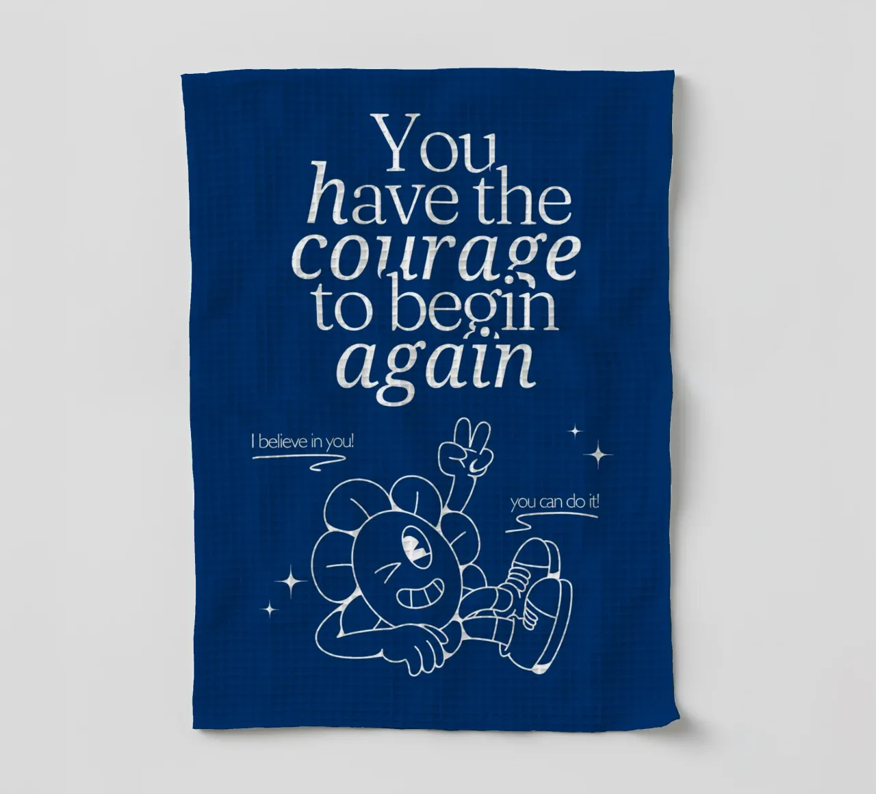 YOU HAVE THE COURAGE canovaccio da cucina da Einfach Uebel