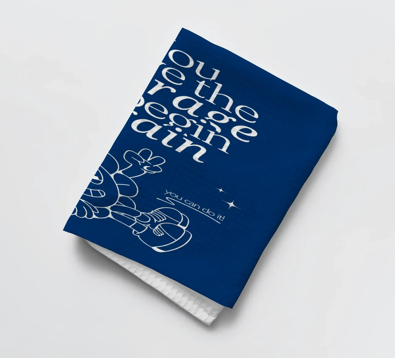 YOU HAVE THE COURAGE canovaccio da cucina da Einfach Uebel