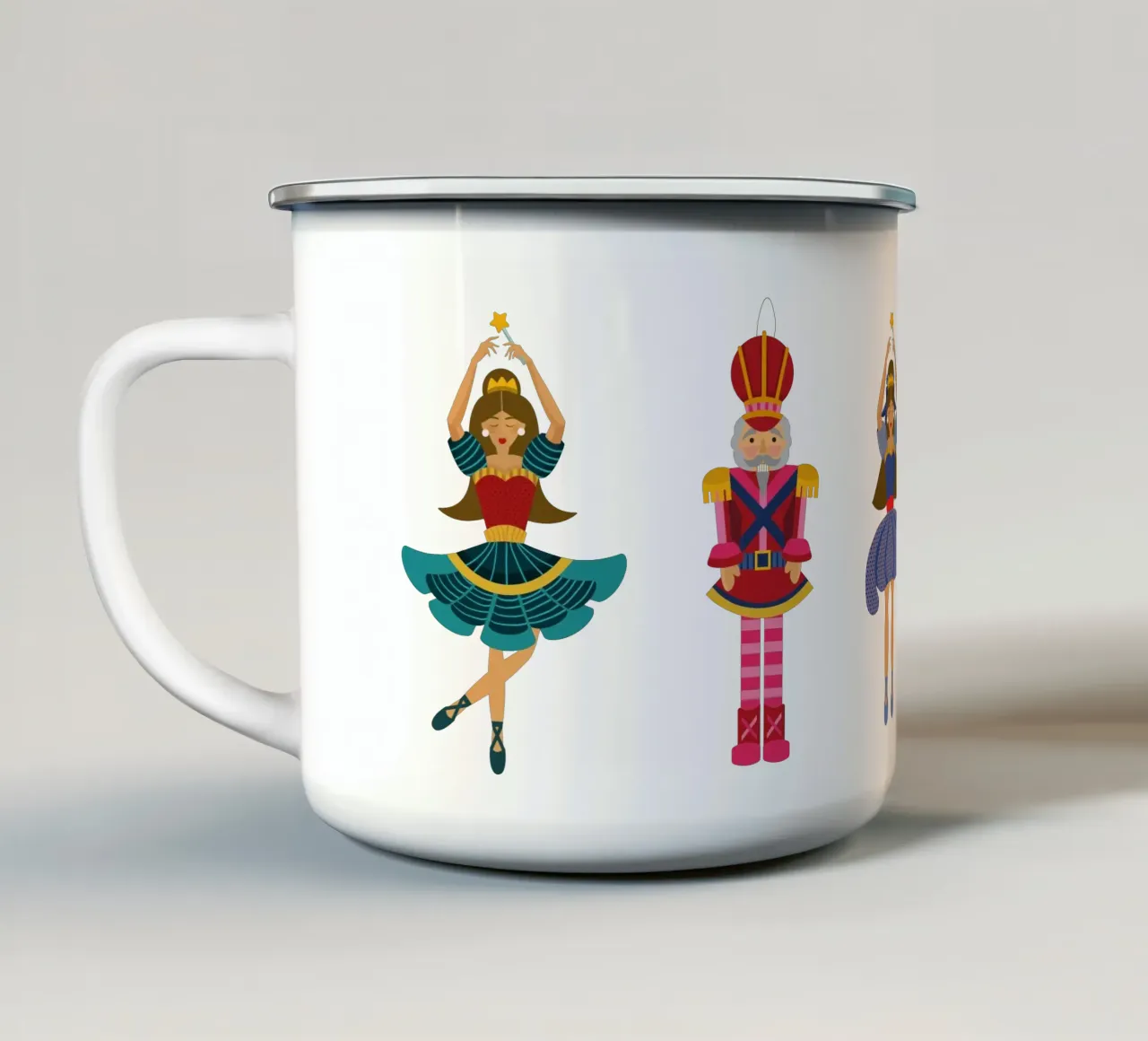 Tazza Schiaccianoci tazza in smalto da Ana Paniagua Design