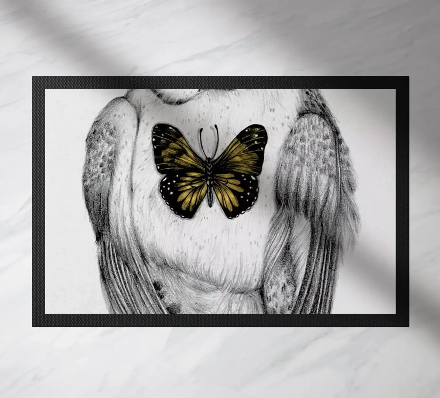 Resurrect 2 doormat by The White Deer