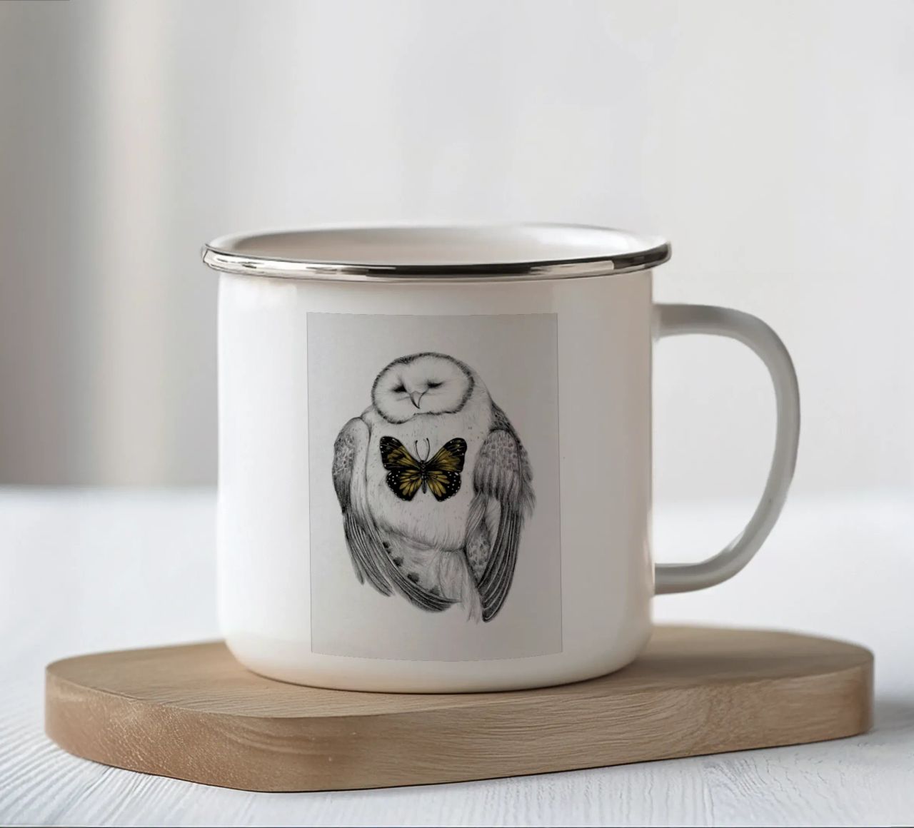 Resurrect 2 tazza in smalto da The White Deer