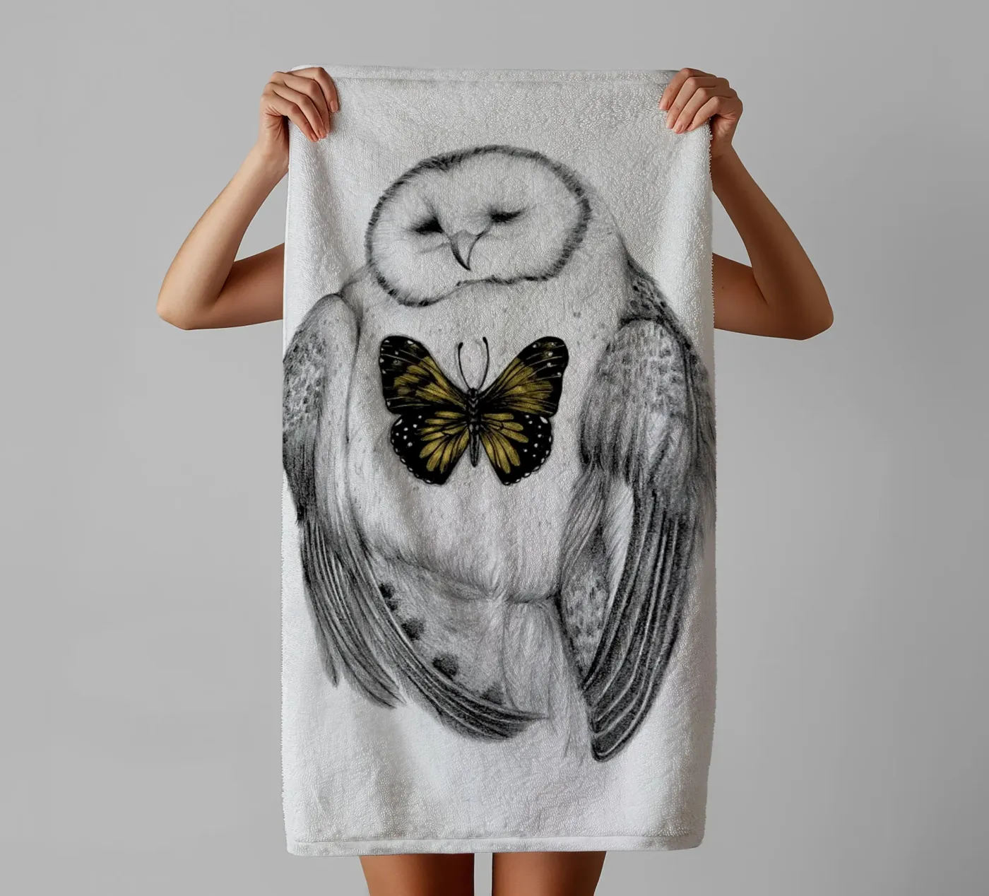 Resurrect 2 towel by The White Deer