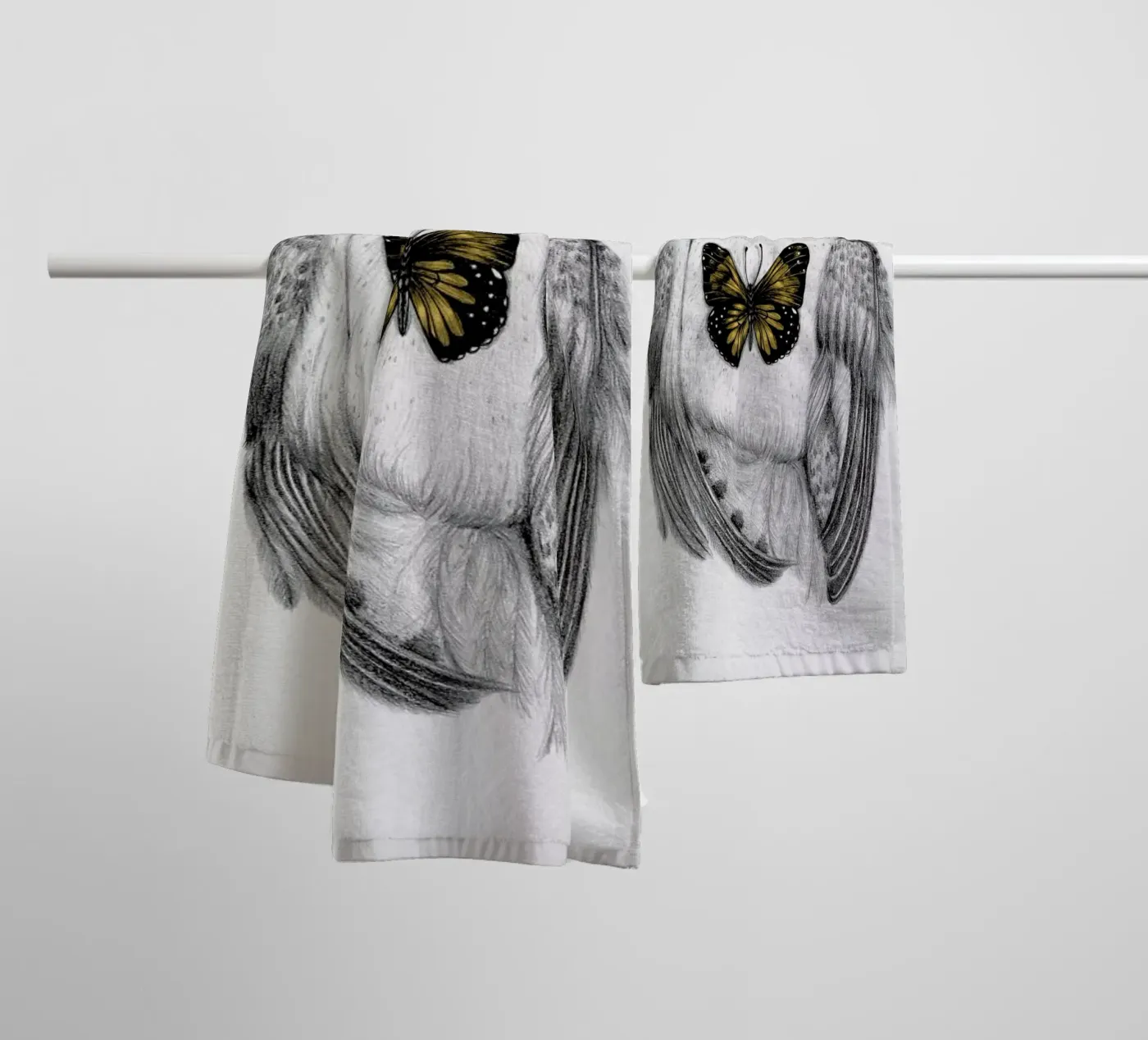 Resurrect 2 towel by The White Deer