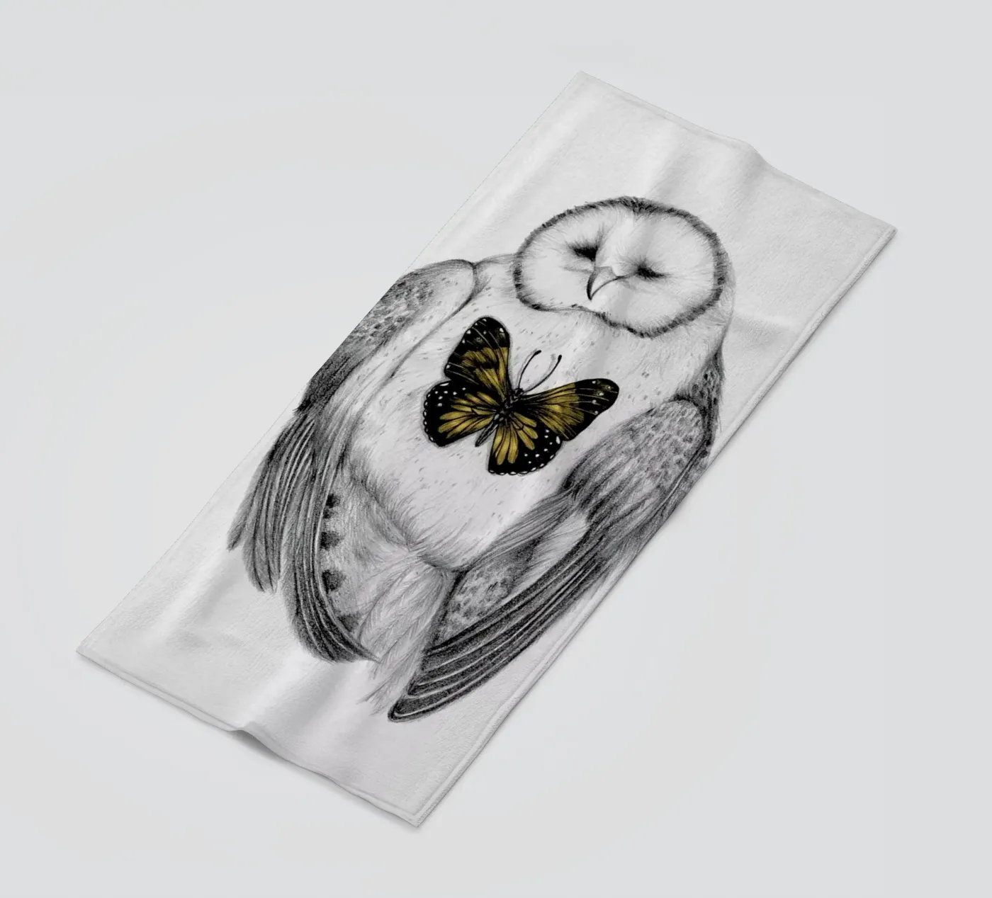 Resurrect 2 beach towel by The White Deer