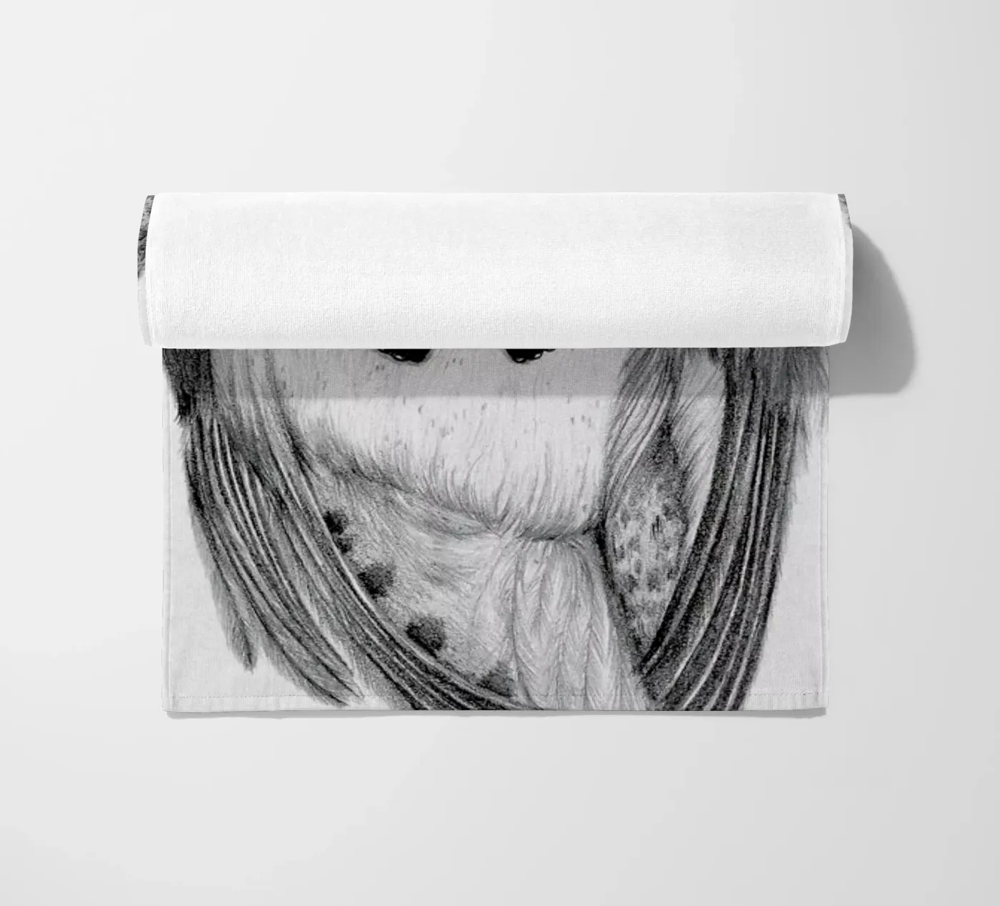 Resurrect 2 beach towel by The White Deer