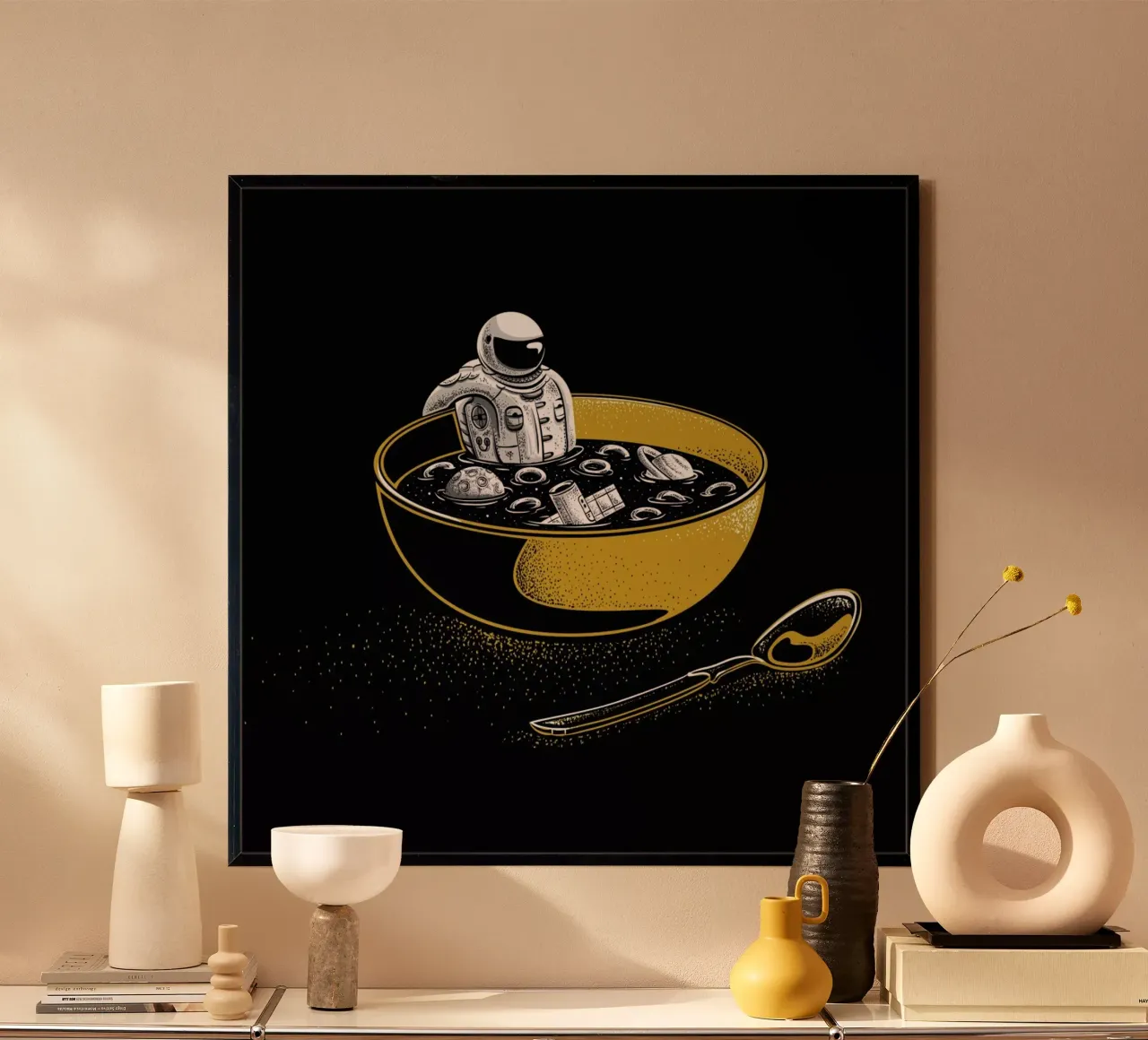 Space Flakes poster da Robert Richter