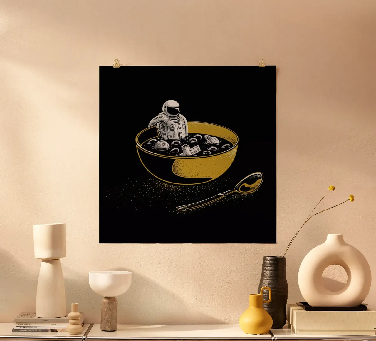 Space Flakes poster da Robert Richter