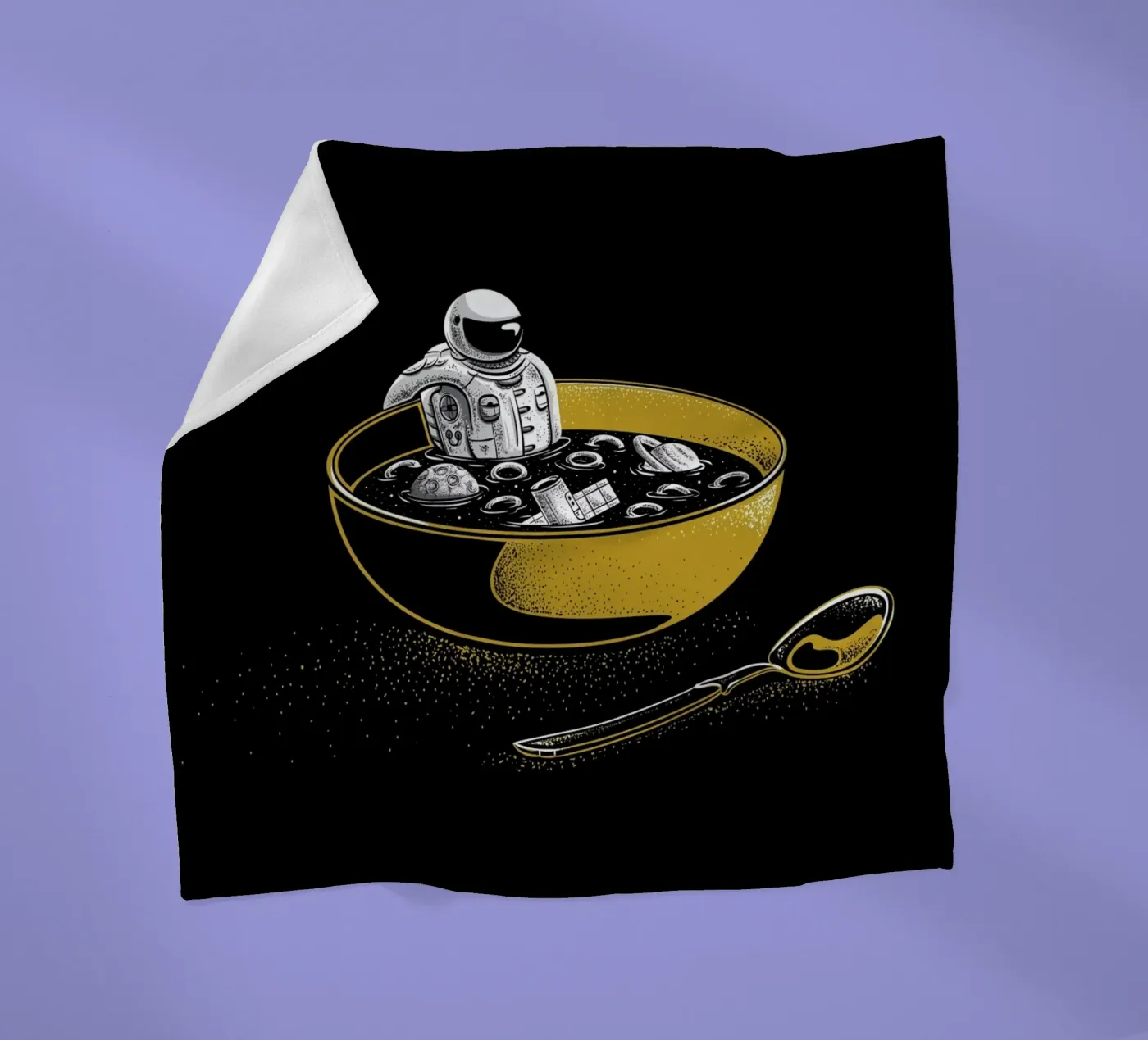 Space Flakes coperta in pile da Robert Richter