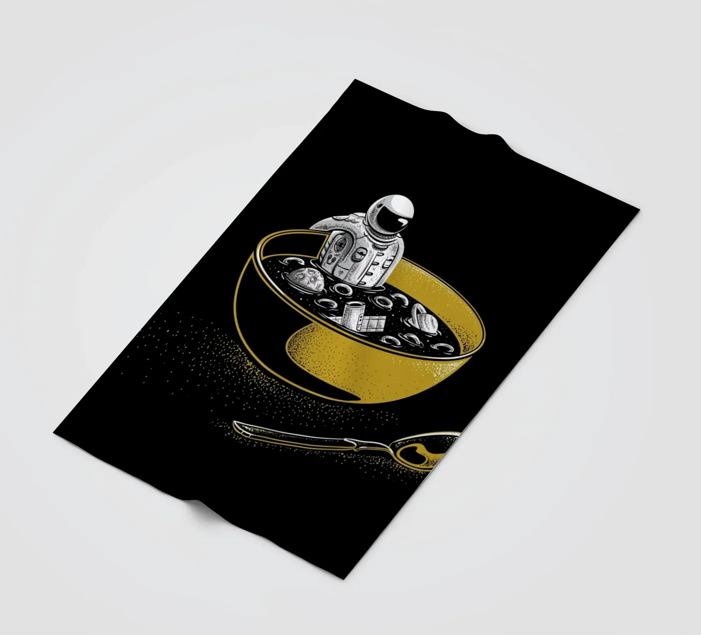 Space Flakes coperta in pile da Robert Richter