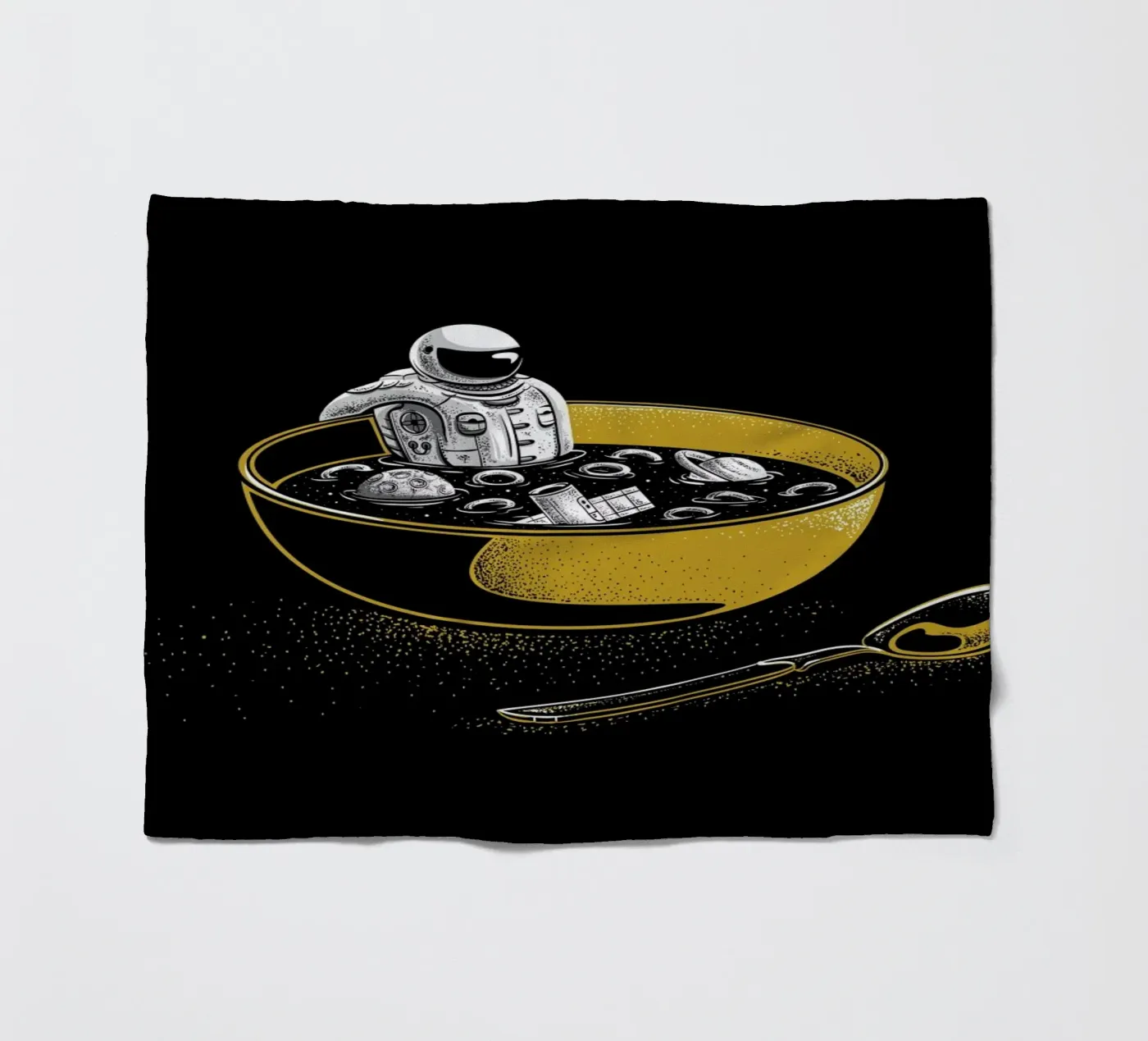 Space Flakes coperta in pile da Robert Richter