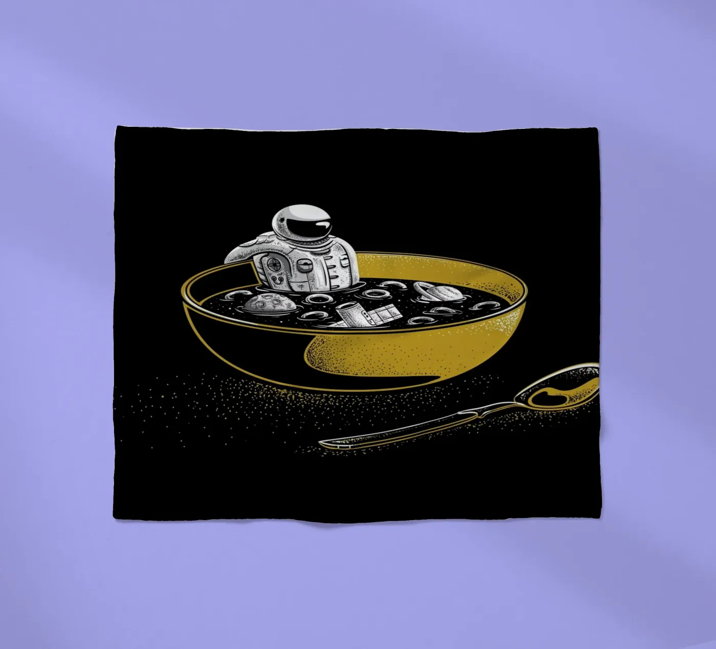 Space Flakes coperta in pile da Robert Richter