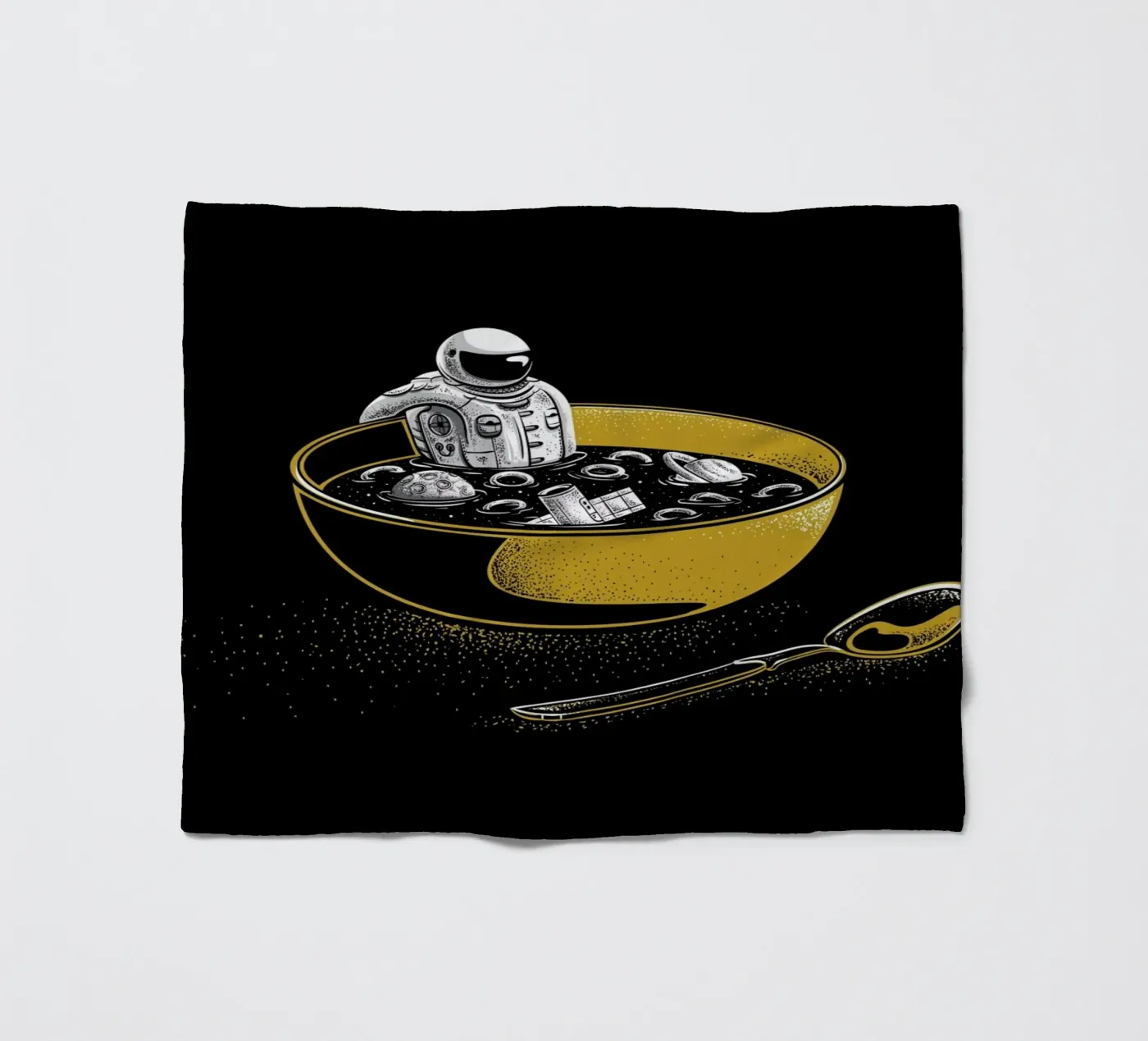 Space Flakes coperta in pile da Robert Richter