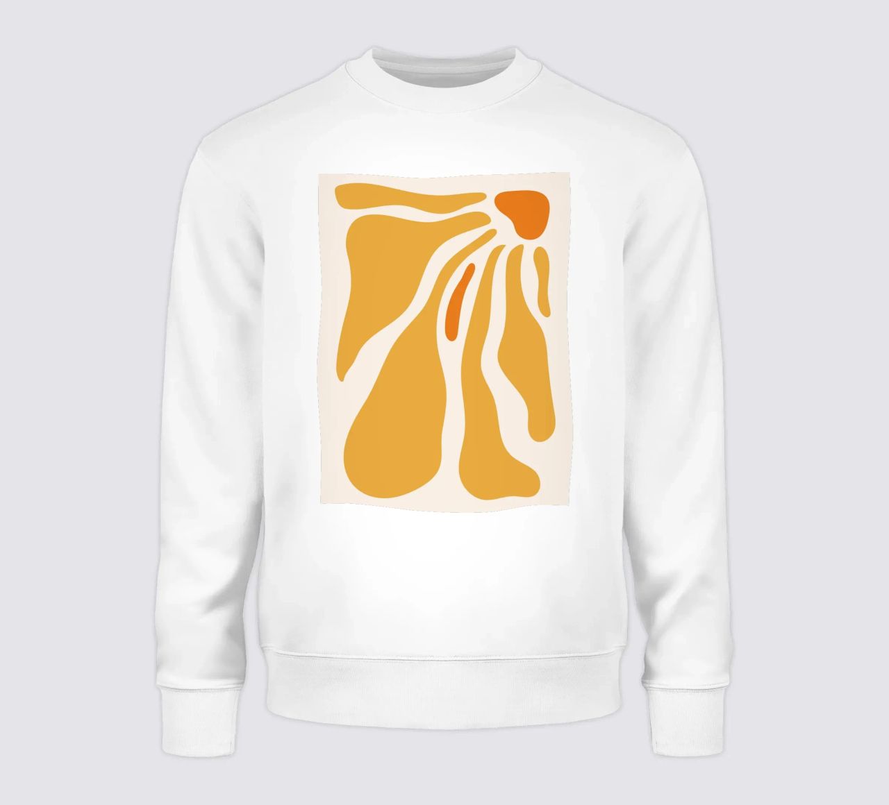 Calore astratto - design giallo-arancio felpa da Whole©