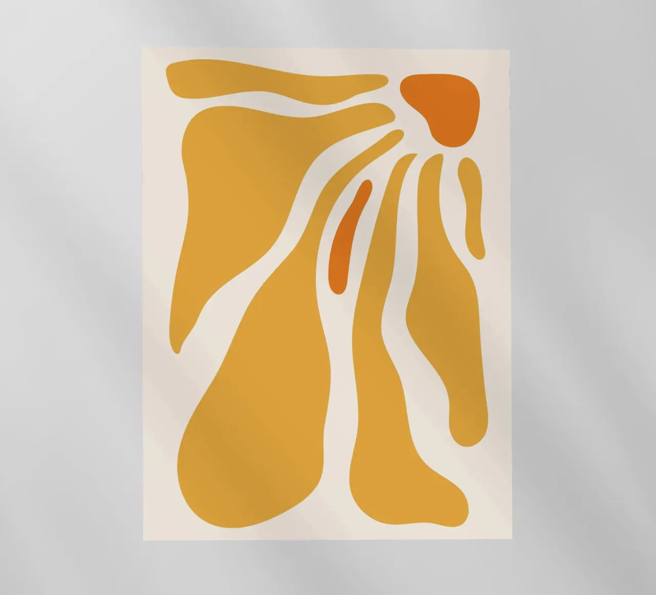 Calore astratto - design giallo-arancio pellicola backlit da Whole©