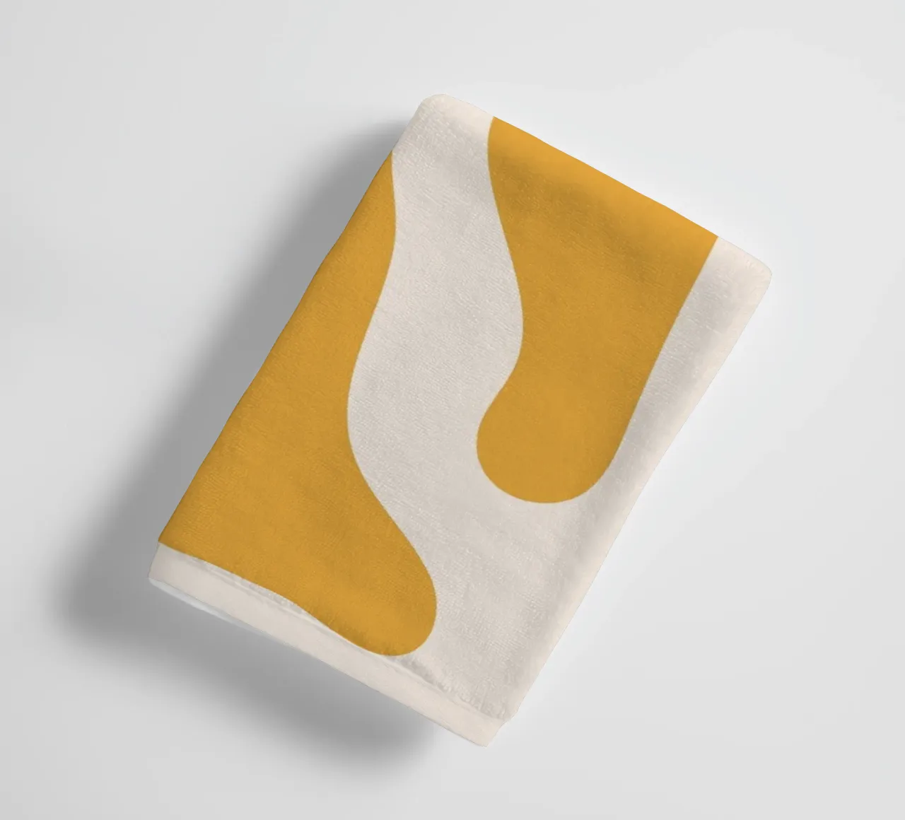 Chaleur abstraite - design jaune-orange serviette de bain de Whole©