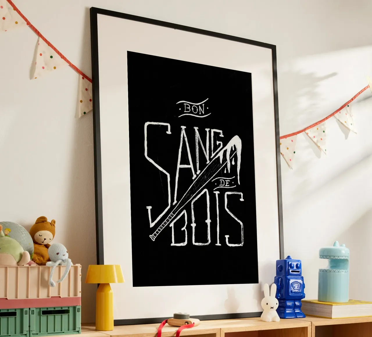 Bon sang de bois poster con telaio in plastica da JONATTEND