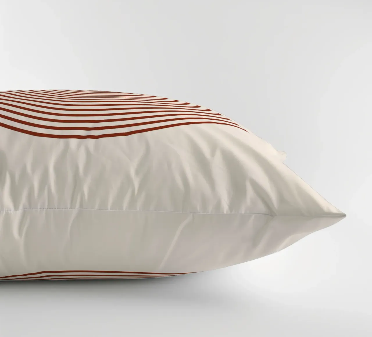Simmetria geometrica - Design rosso ruggine cuscino da Whole©