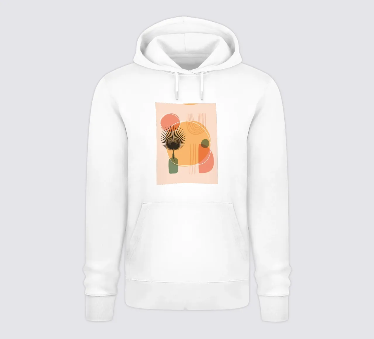 Arte astratta boho - Colori caldi felpa con cappuccio da Whole©