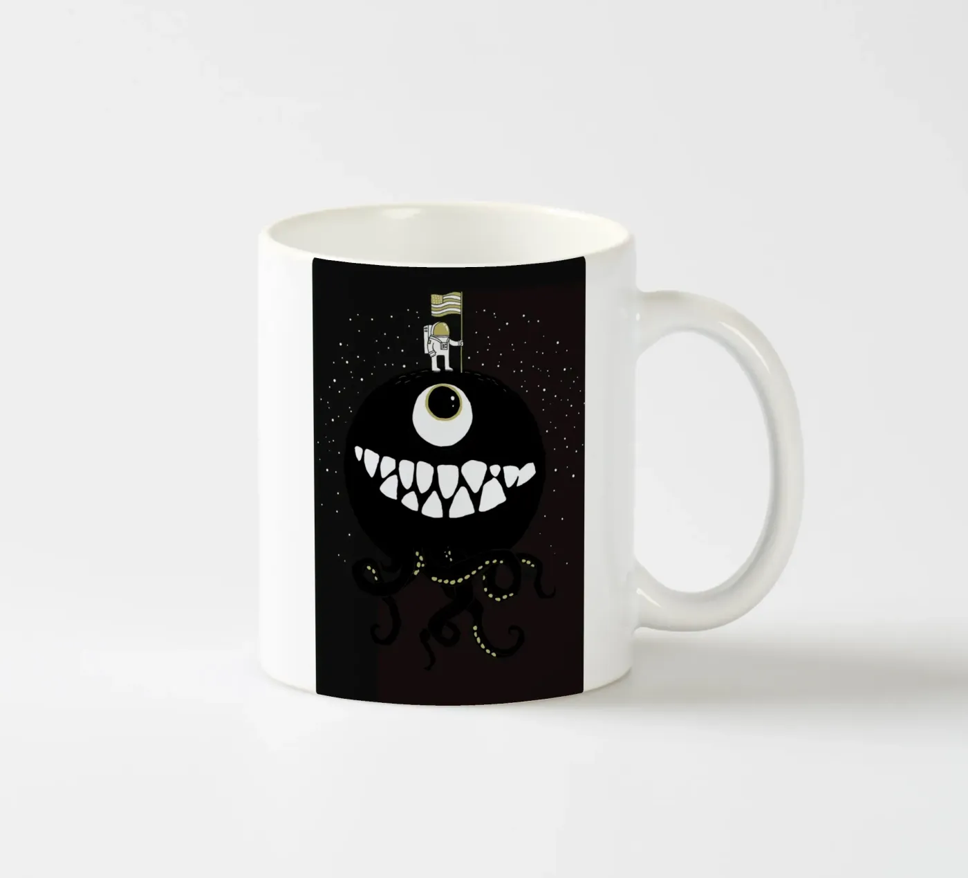 Space Oddity ceramic mug by DinoMike