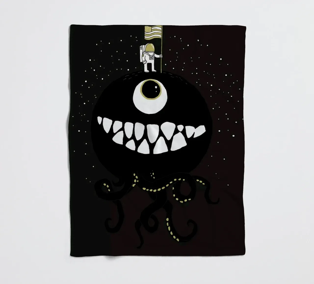 Space Oddity fleecedeken van DinoMike