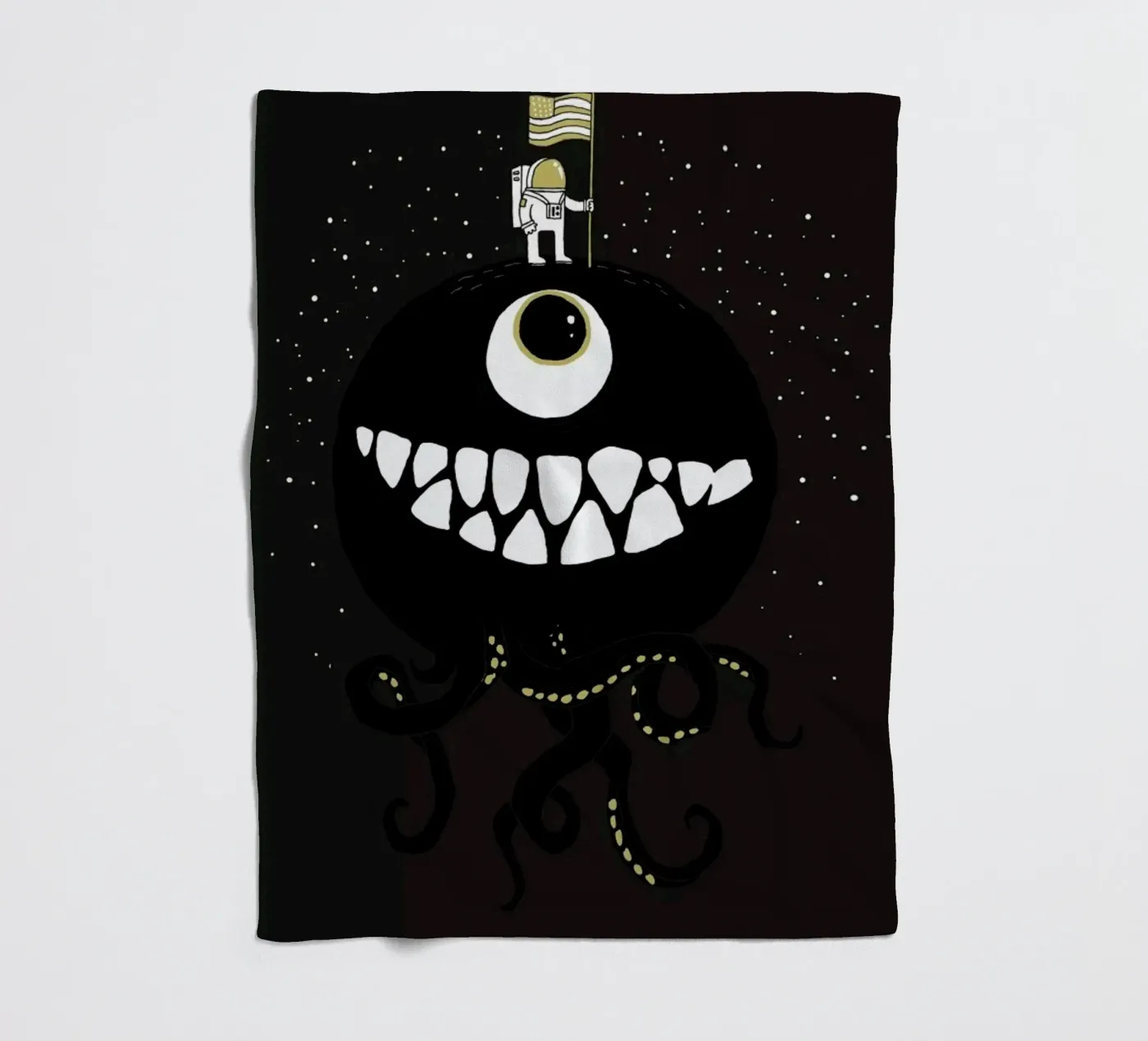 Space Oddity fleecedeken van DinoMike