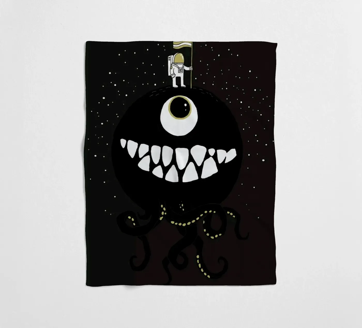 Space Oddity fleecedeken van DinoMike